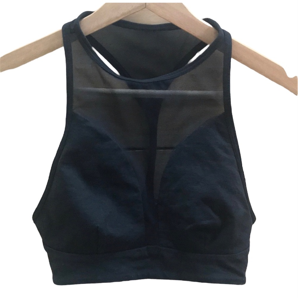 Kit & Ace High Neck Mesh Bra